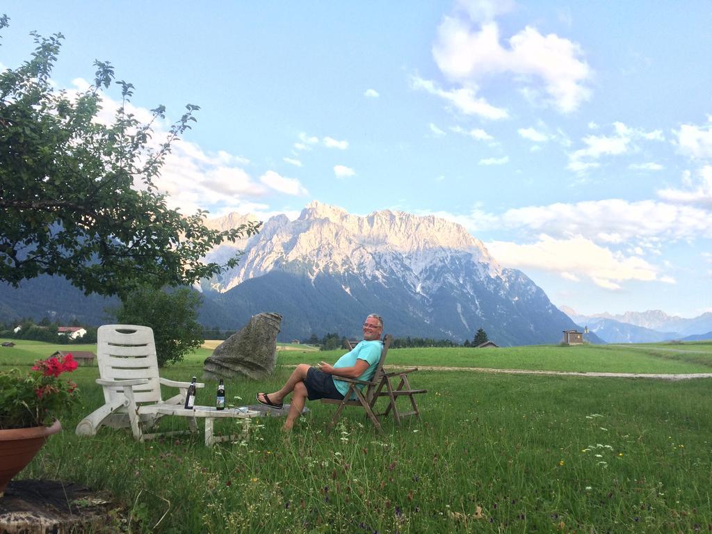 Zum Bergbauer Lejlighed Mittenwald Eksteriør billede